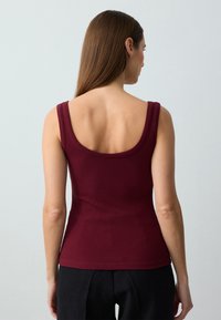 Jimmy Key SLIM FIT - Top - burgundy