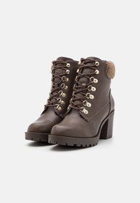 Anna Field Wide Fit Gležnjače s platformom - taupe