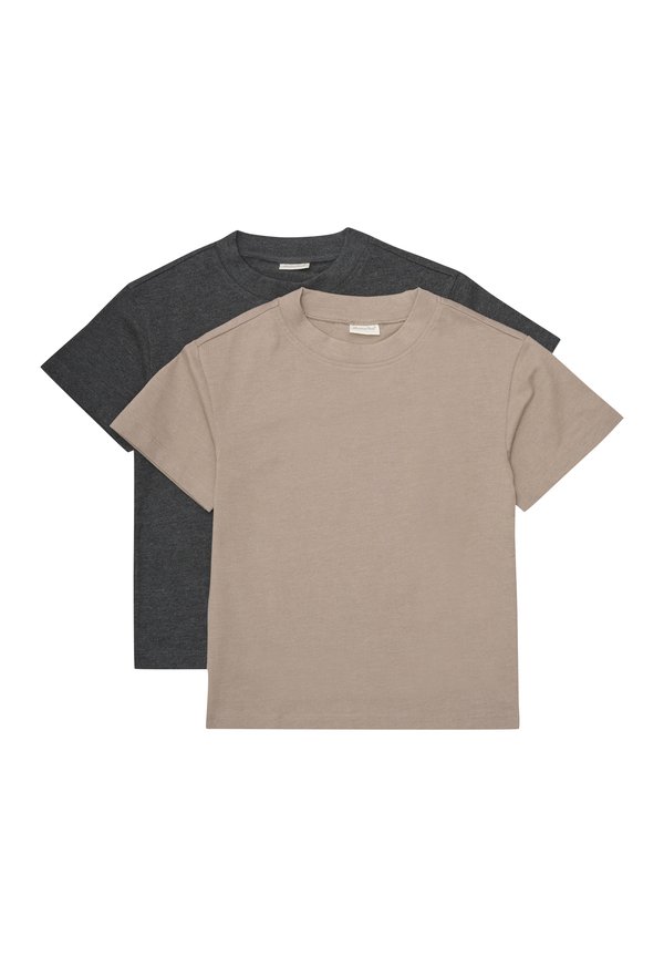 2 PACK - T-Shirt basic - fossil