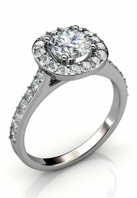 BAGUE CUSHY - Ring - argenté couleur / cristal