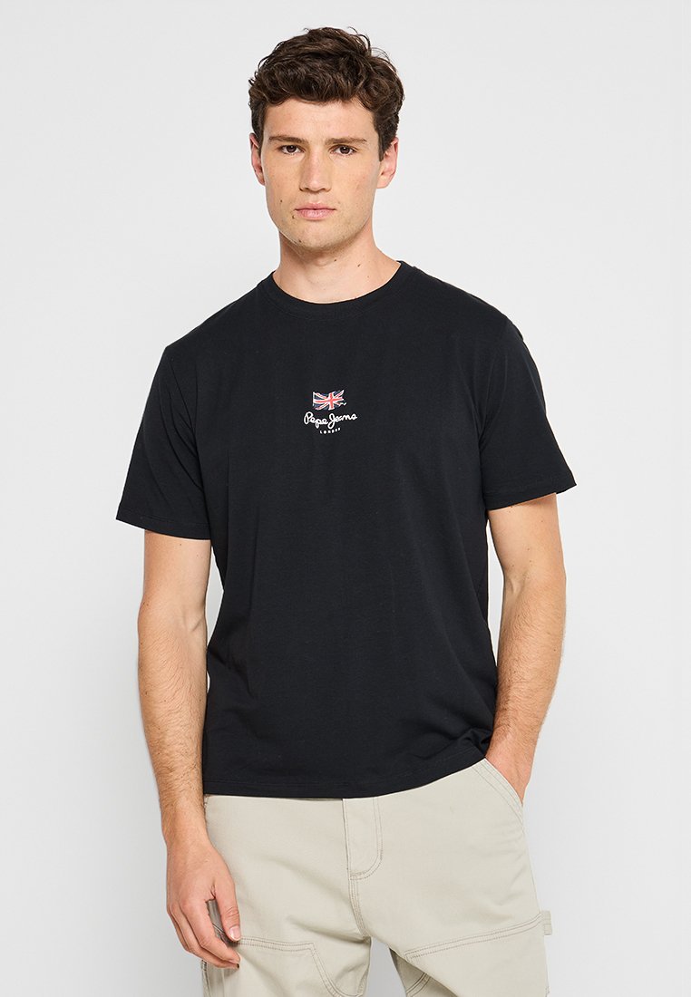 Pepe Jeans T-shirt print zwart
