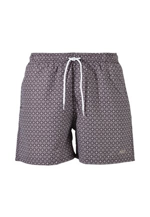 BADE-BASICS - Badeshorts - schwarz/weiß