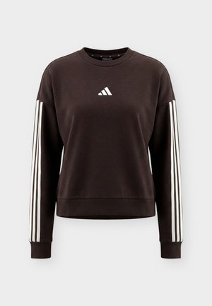 adidas Sportswear, ESSENTIALS 3 STRIPES - Φούτερ - aurora coffee/ivory