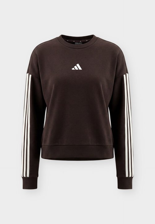 adidas ESSENTIALS 3 STRIPES - Sweatshirt - aurora coffee/ivory — photo 5