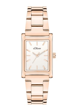 MIT ECKIGM GEHÄUSE - Horloge - roségold-coloured