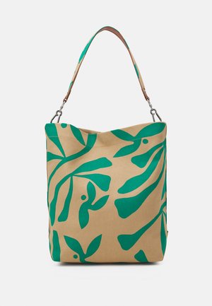 KUUNSÄDE VIITA - Tote bag - beige/green