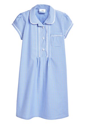 BUTTON FRONT GINGHAM - Rochie de zi - blue