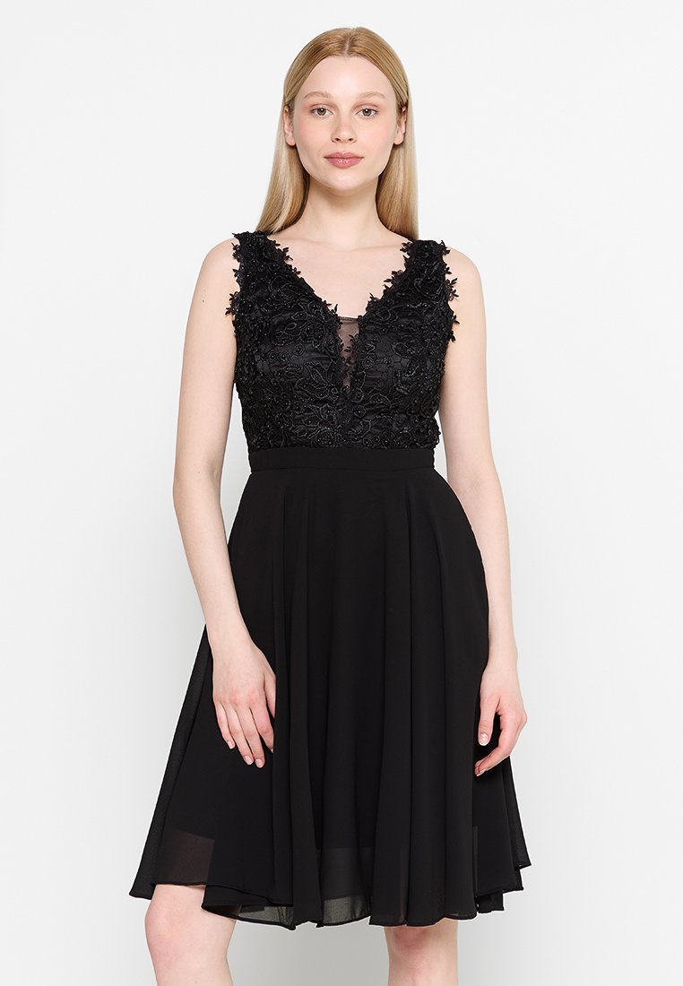 Apart Glamour Cocktailjurk zwart Apart Glamour Cocktailjurk zwart