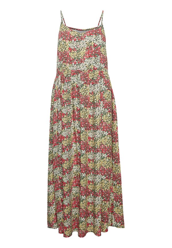 FRFUN - Maxi dress - mini flower aop geranium comb4