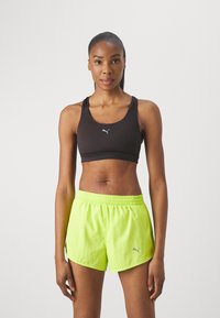 Puma - 4KEEPS RUN BRA - Augsta atbalsta sporta krūšturis - black Miniatūras attēls 1