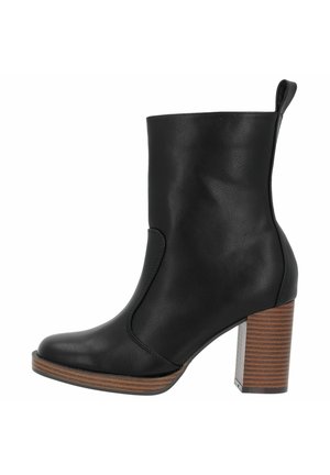 NELSON-INSEL - Enkellaarsjes met plateauzool - dark grey