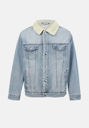 Pier One by Zalando, BORG LINING - Veste en jean - light blue denim
