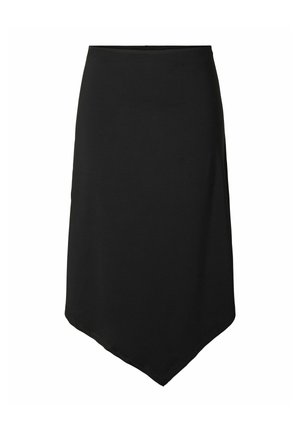 Pieces, MIDIROCK PCMELLY MW - A-line skjørt - black