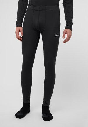 Jack Wolfskin INFINITE WARM - Calzamaglia - black