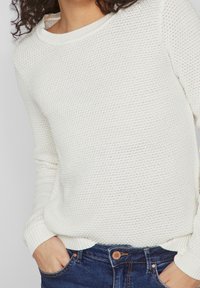 VILA Jersey de punto - white