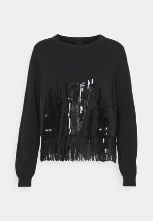 Strickpullover - black