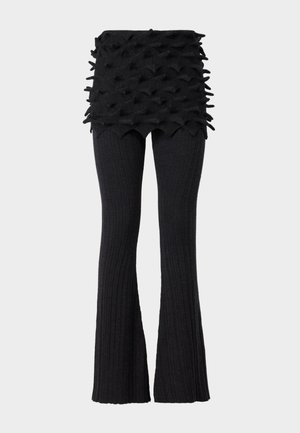 Chet Lo MAXI SPIKE TROUSER SKIRT - Trousers - heather grey