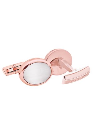 ESSENTIALS - Cufflinks - rose gold fiber