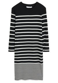 Mango Strickkleid - black