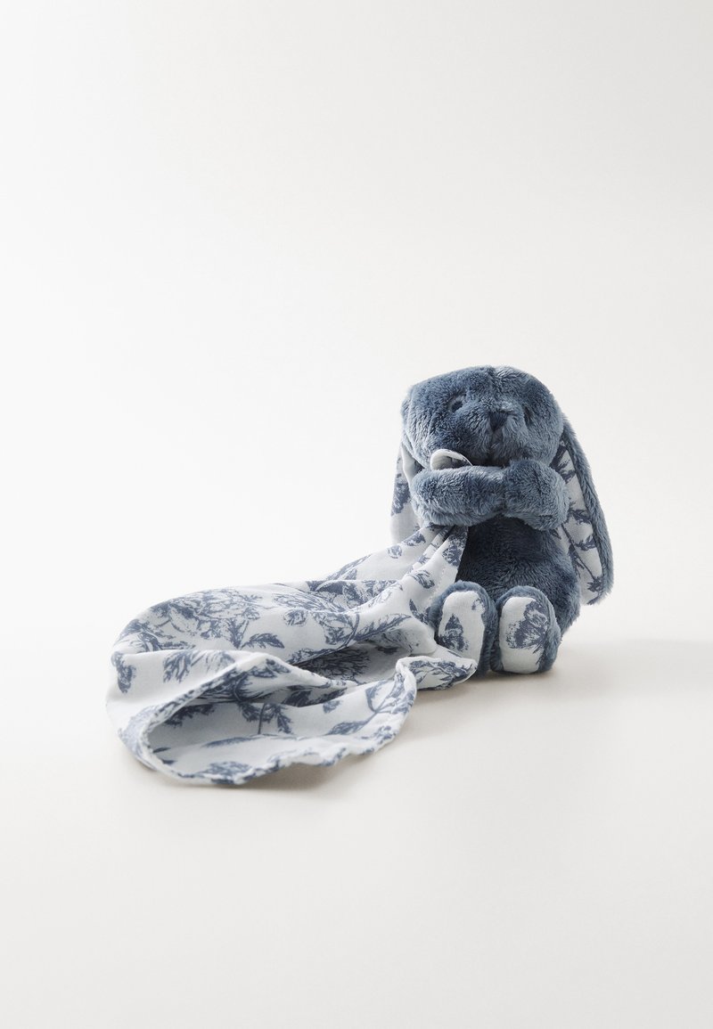 Kuscheltuch - blue grisé/blau-meliert - Tartine et Chocolat