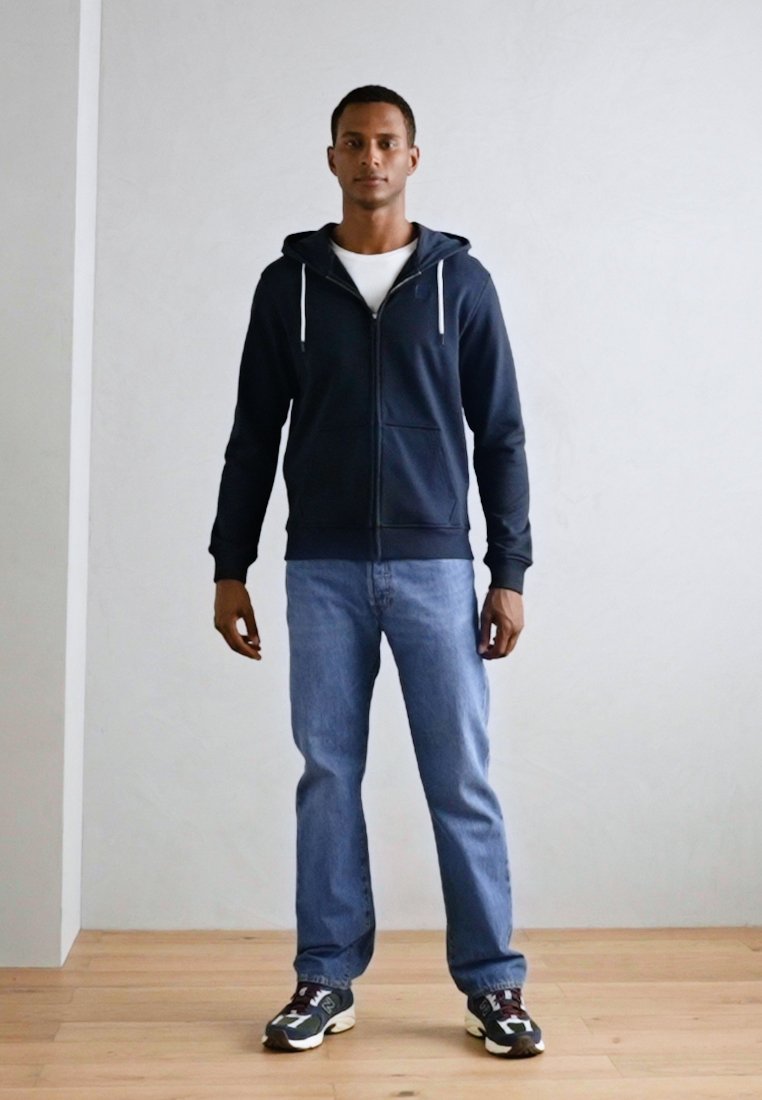 Scotch & Soda ESSENTIAL LOGO BADGE ZIP THROUGH HOODIE - Zip