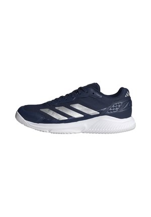 adidas Performance, COURTQUICK  - Padel shoes - dark blue   silver metallic   cloud white