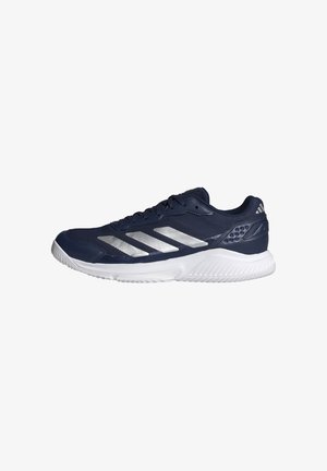 adidas Performance, COURTQUICK - Scarpe da padel - dark blue silver metallic cloud white