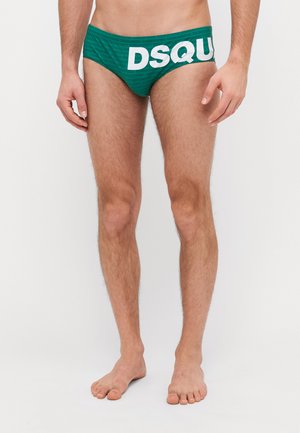 NEOCLASSIC LOGO SWIM BRIEF - Tettsittende badebukse - green