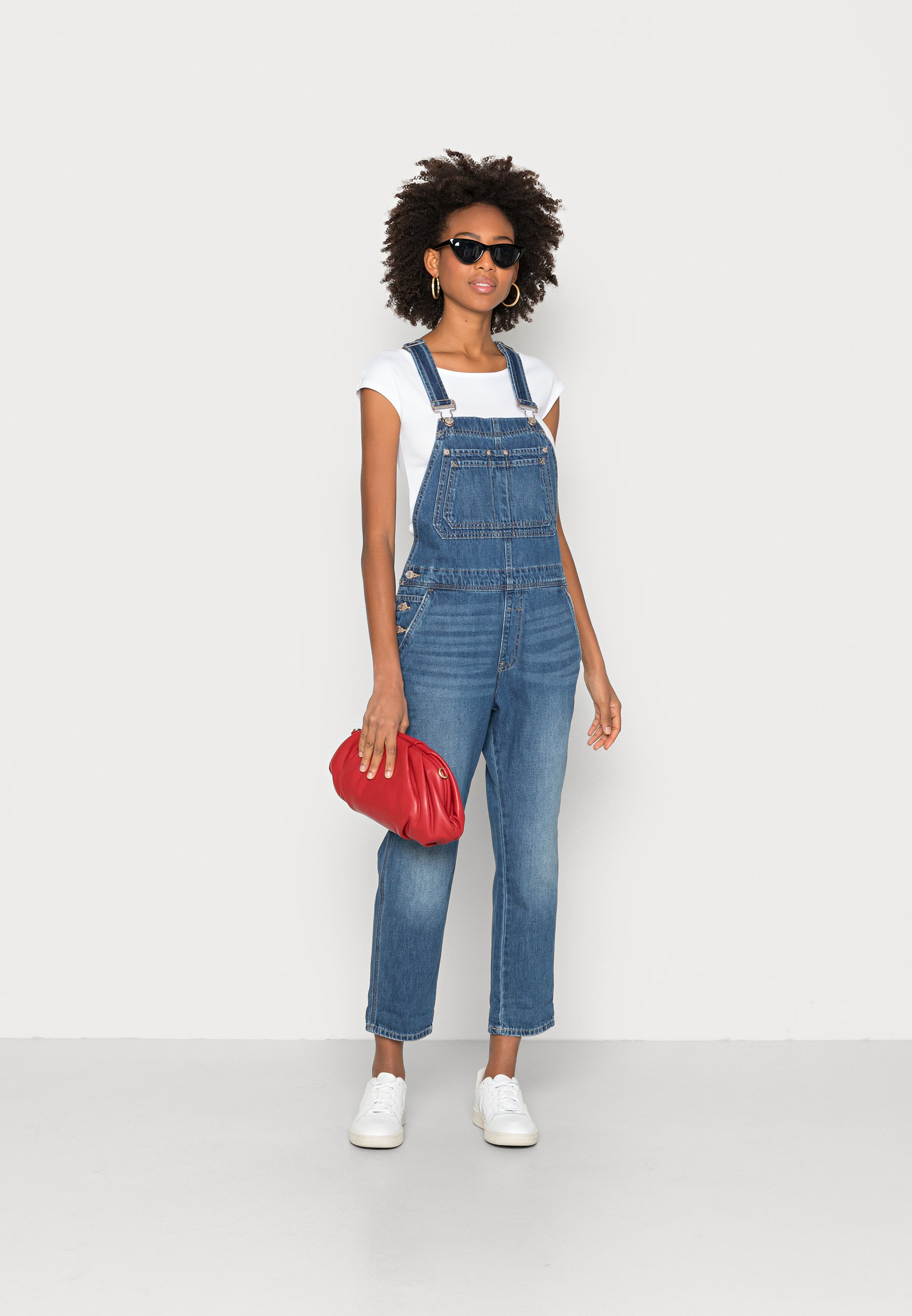 GAP SLOUCHY OVERALL ROLL - Dungarees 