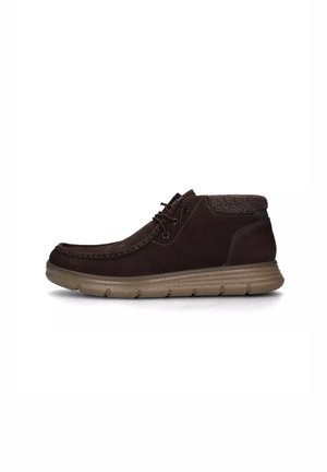 Stivaletti stringati - brown