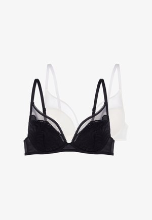 DORINA, LINCOLN-2PPACK - Σουτιέν με μπανέλα - black/ivory