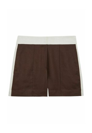 REGULAR FIT - REBECCA - Shorts - chocolate cream