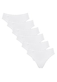 Sloggi Tai Slip 6er Cotton weiß Panties Lace Pack - 24/7 