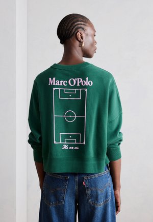Marc O'Polo MOP CLUB '67  SWEATER, OVERSIZED, BOXY FIT - Φούτερ - ivy green