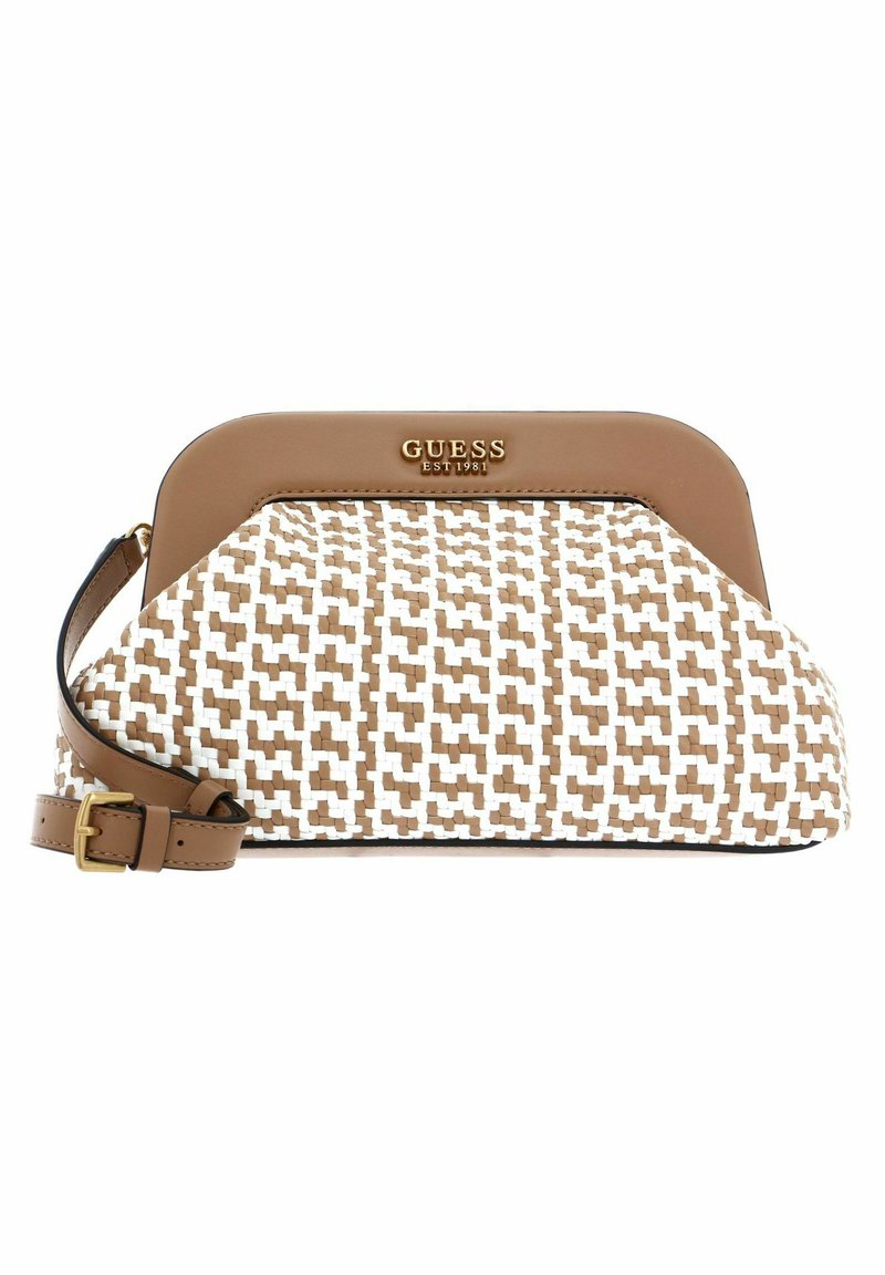 Guess ABEY FRAME Pochette cognac white/marrone chiaro Zalando.it