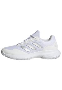 GAMECOURT 2 - Zapatillas de tenis para todas las superficies - cloud white   silver metallic   cloud white