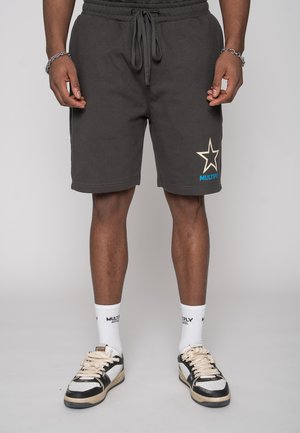 Multiply Apparel, SHORTS STARS UNISEX - Jogginghose - black soda washed