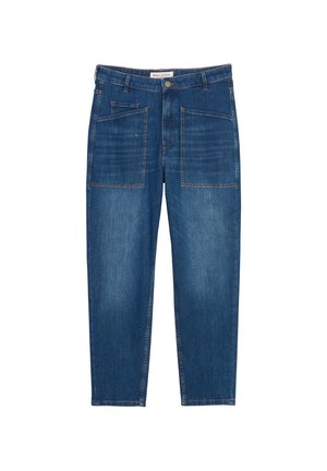 Marc O'Polo, Mom Jeans - soft touch dark blue wash