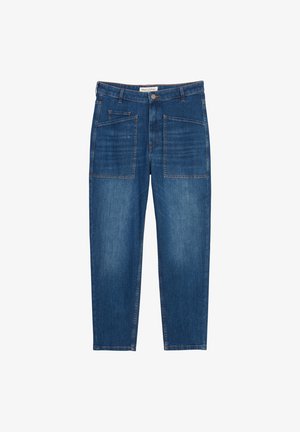Marc O'Polo, Mom Jeans - soft touch dark blue wash