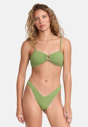 COSTA CRINKLE - MIT MITTLERER BEDECKUNG - Haut de bikini - cac green