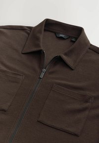 REGULAR FIT - TEXTURED THROUGH  - Marškiniai - brown