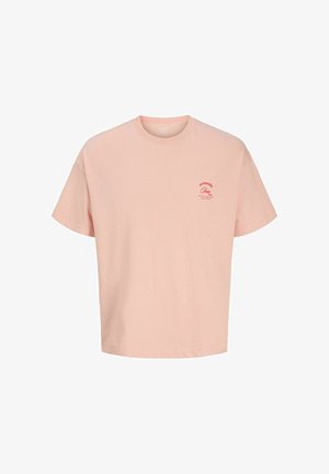 Jack & Jones, JORMONTAUK BACK GRAPHIC TEE SSCN EA26 SN - Μπλουζάκι με στάμπα - peach melba