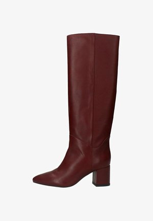 Manfield MIT ABSATZ - Stiefel - rot