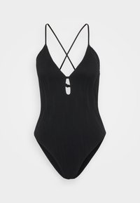 WIREFREE PLUNGE SWIMSUIT - Badeanzug - black