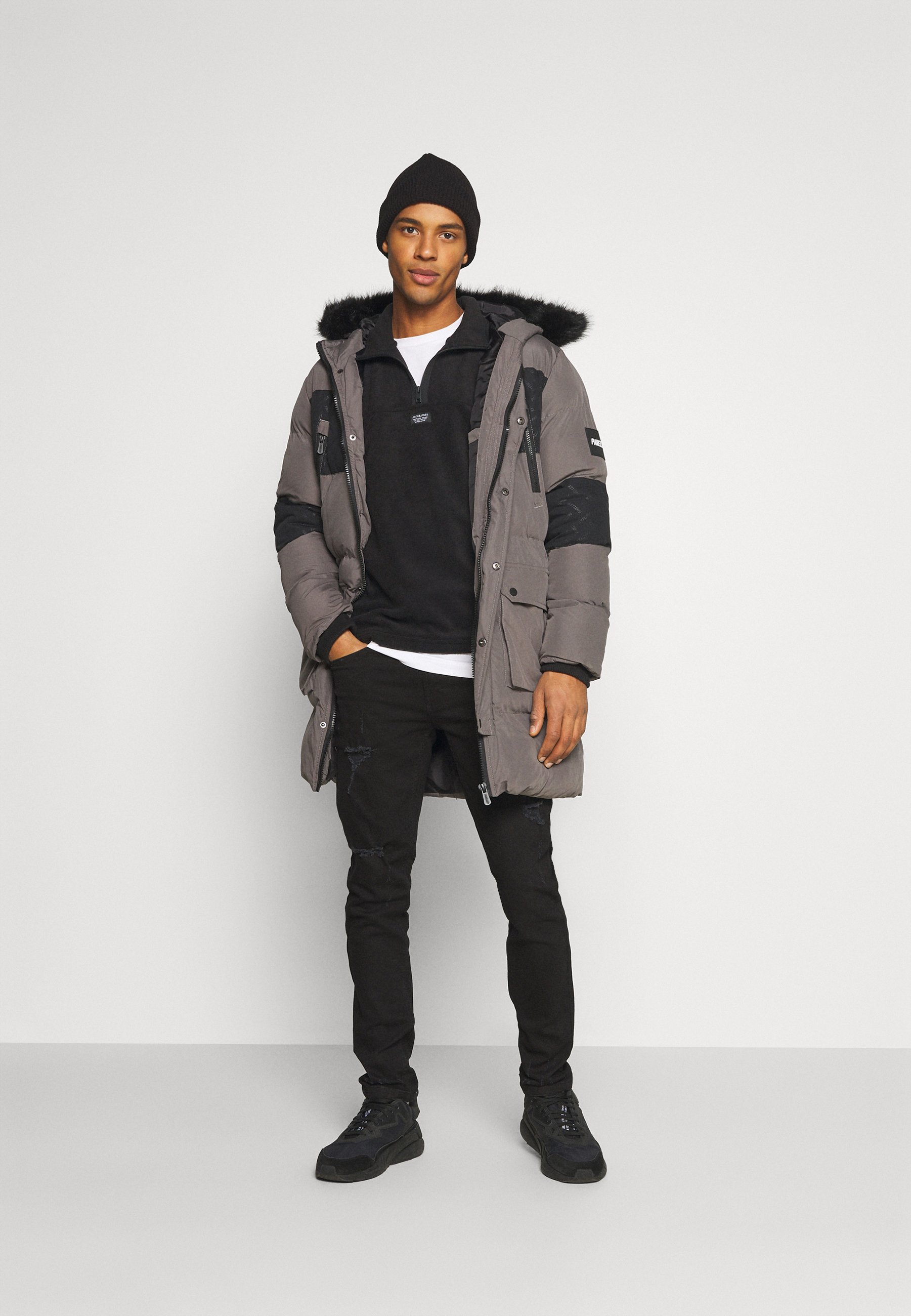 half zip parka