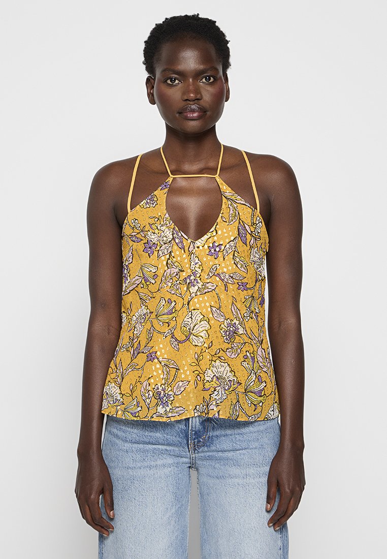 PATRIZIA PEPE Top mosterdgeel PATRIZIA PEPE Top mosterdgeel