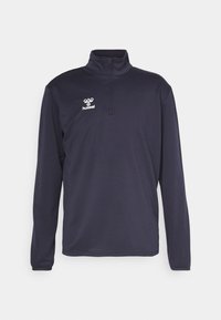ESSENTIAL HALF ZIP - Langærmet T-shirt - marine