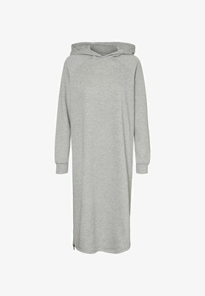 LONGLINE SWEAT - Day dress - light grey melange