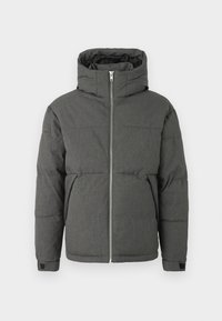 JPRBLALENNOX PUFFER JACKET - Casaco de inverno - dark grey melange