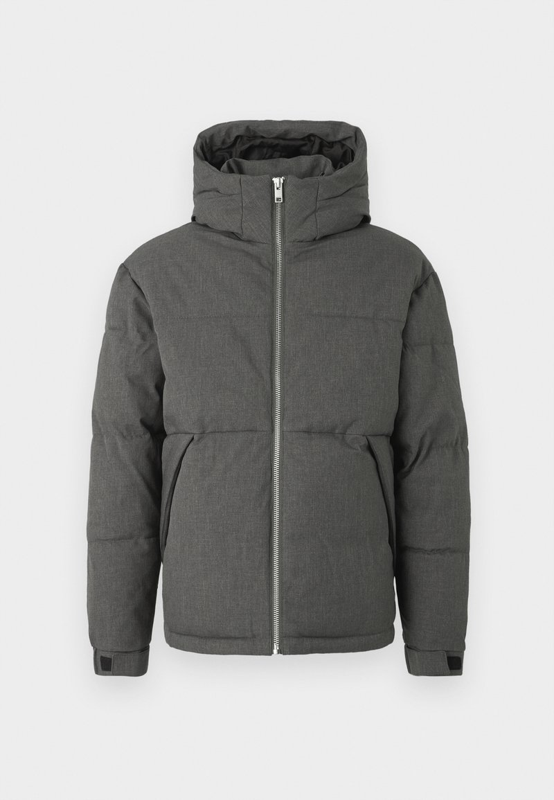 Jack & Jones PREMIUM Winterjas donkergrijs gemêleerd Jack & Jones PREMIUM Winterjas donkergrijs gemêleerd